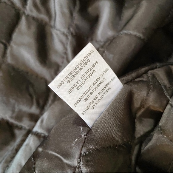 Divine Heritage XS NWT Wool Blend Plaid Check Belted Tie Waist Work Shirt Jacket - Picture 9 of 14